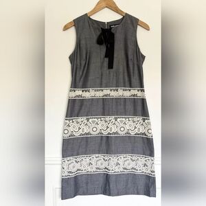 Karl Lagerfeld Paris denim and lace dress size 10